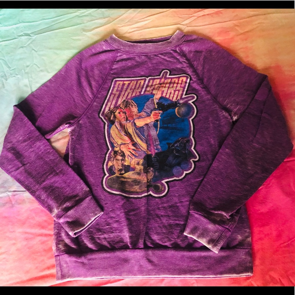 Star Wars Purple Sweatshirt - Size S